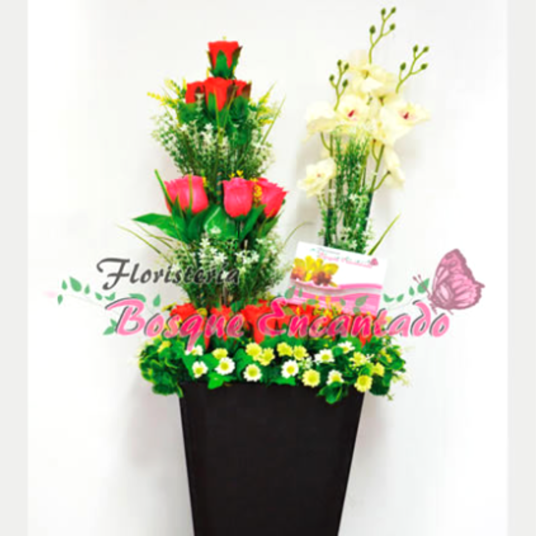 Diseño sin título Ramo en rosa artificial