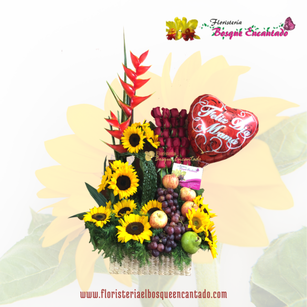 Ramo tradicional con frutas